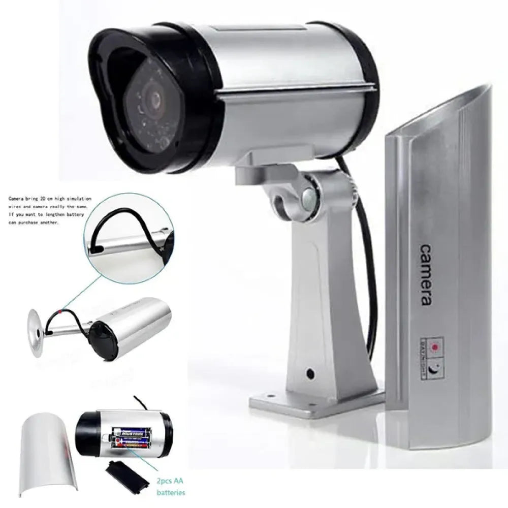 Fake outdoor security camera