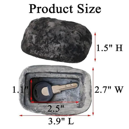 Fake rock key hider