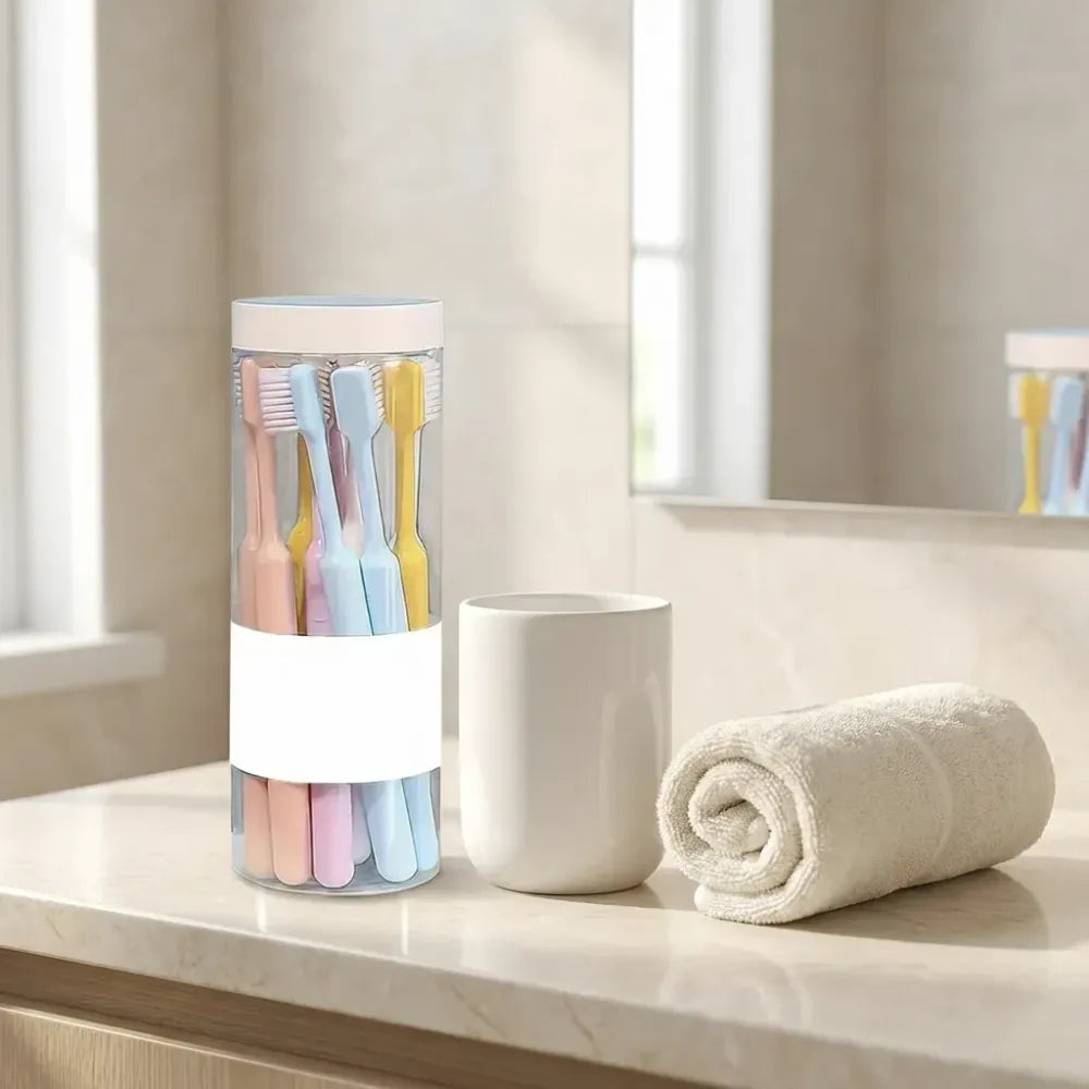 Family soft toothbrush set - health care