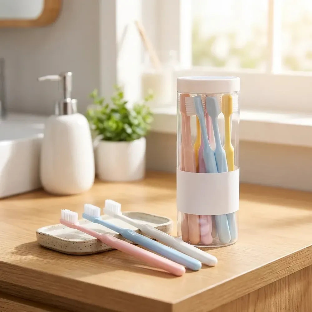 Family soft toothbrush set - health care