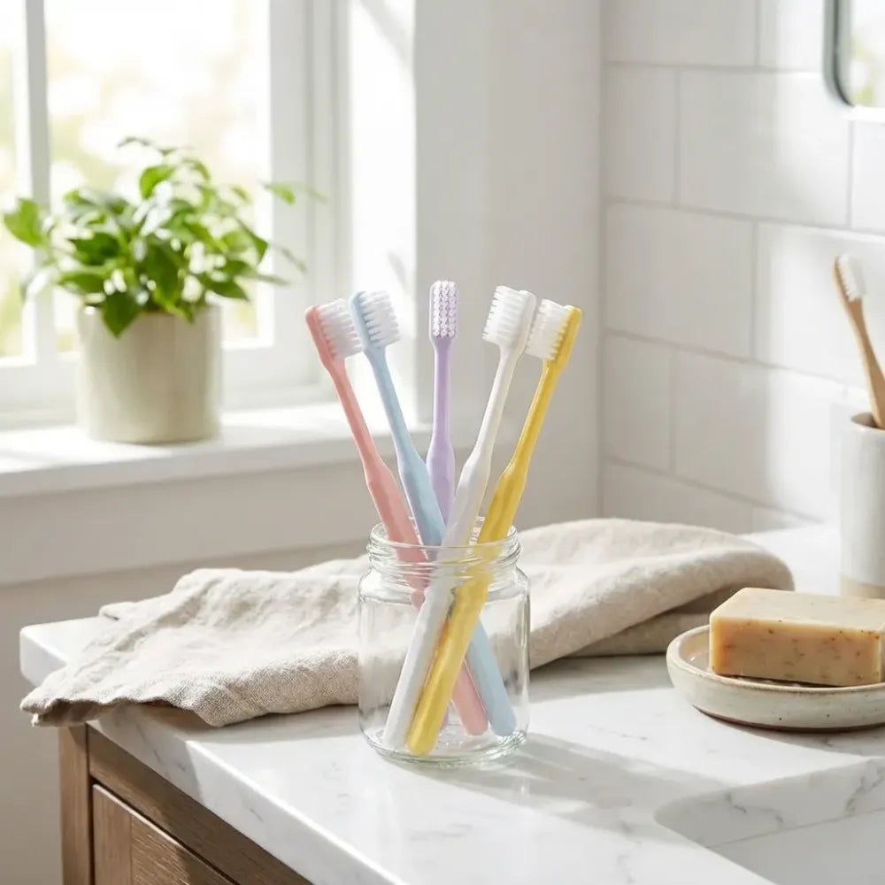 Family soft toothbrush set - health care