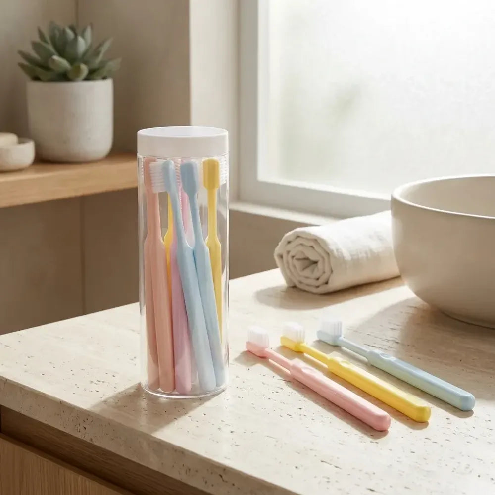 Family soft toothbrush set - health care