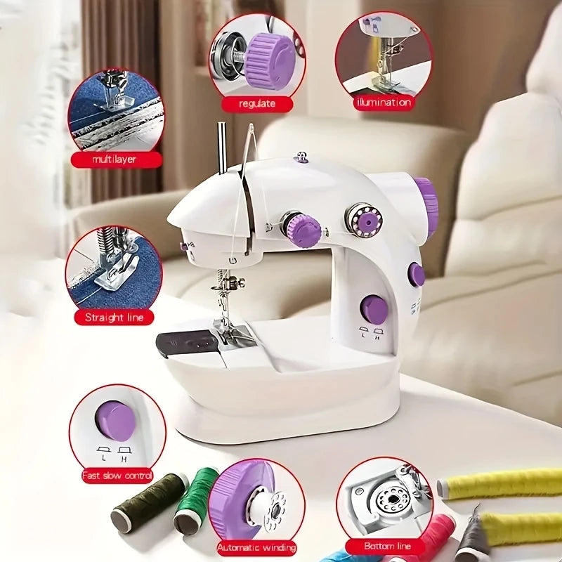 Mini portable sewing machine