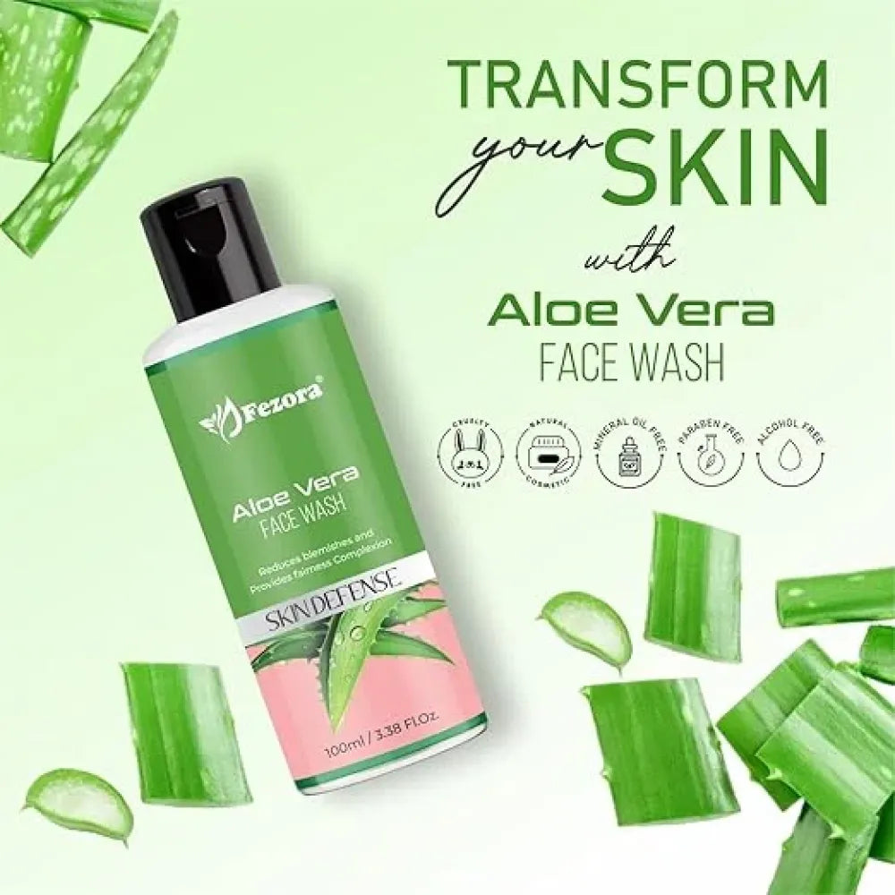 Fezora aloe vera face wash – 100ml