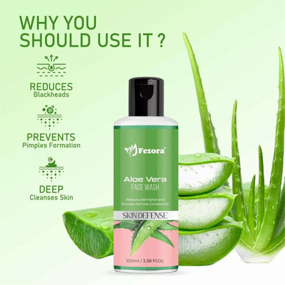Fezora aloe vera face wash – 100ml