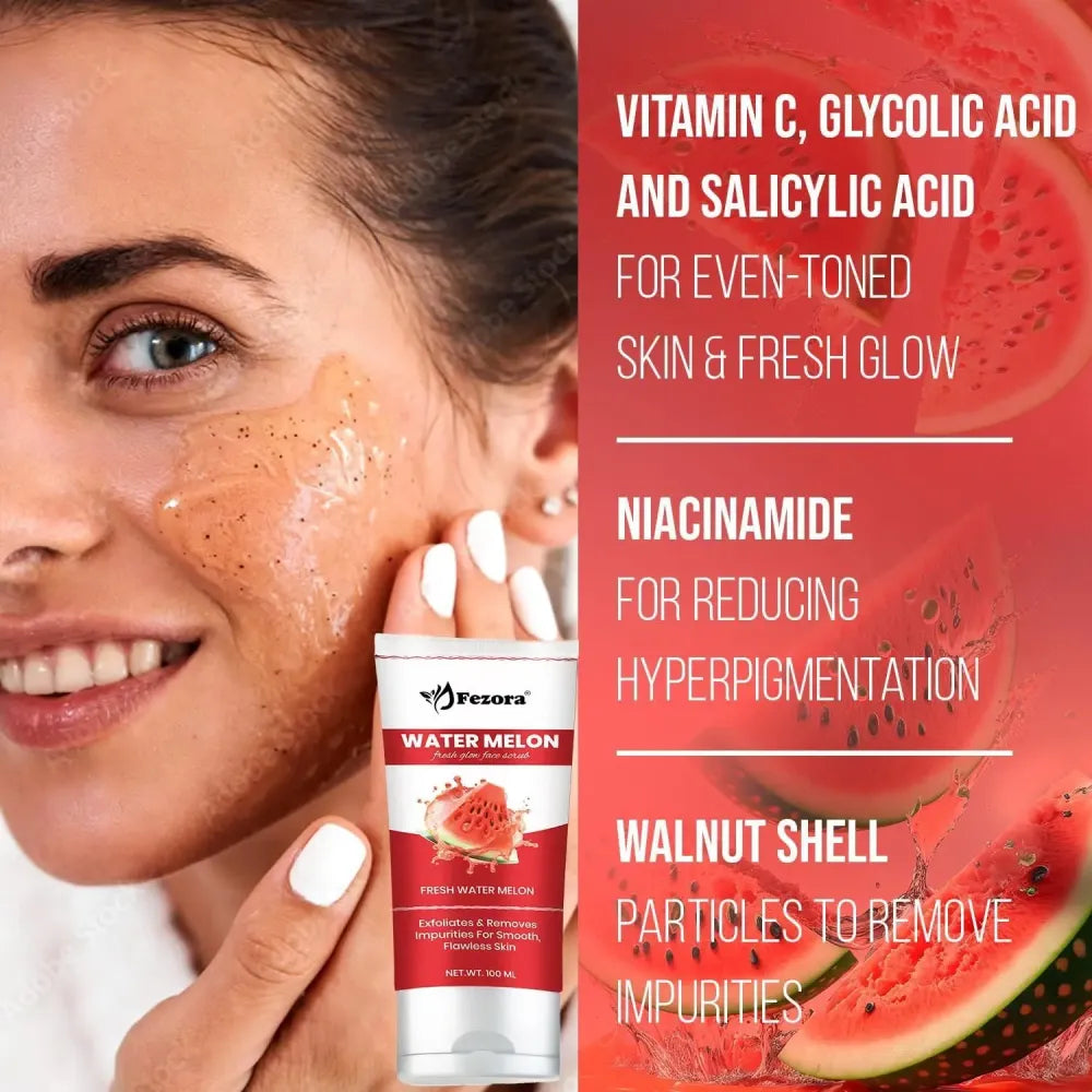 Fezora watermelon face scrub – pack of 2