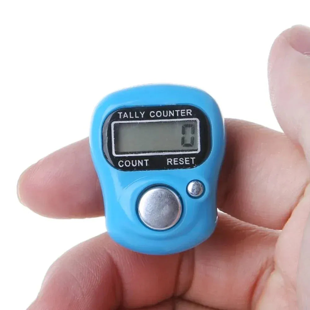 Finger-mounted tally counter