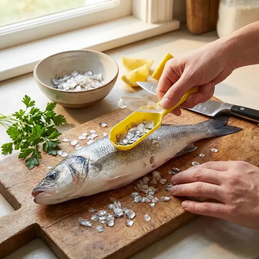 Fish scale scraper tool - home & kitchen