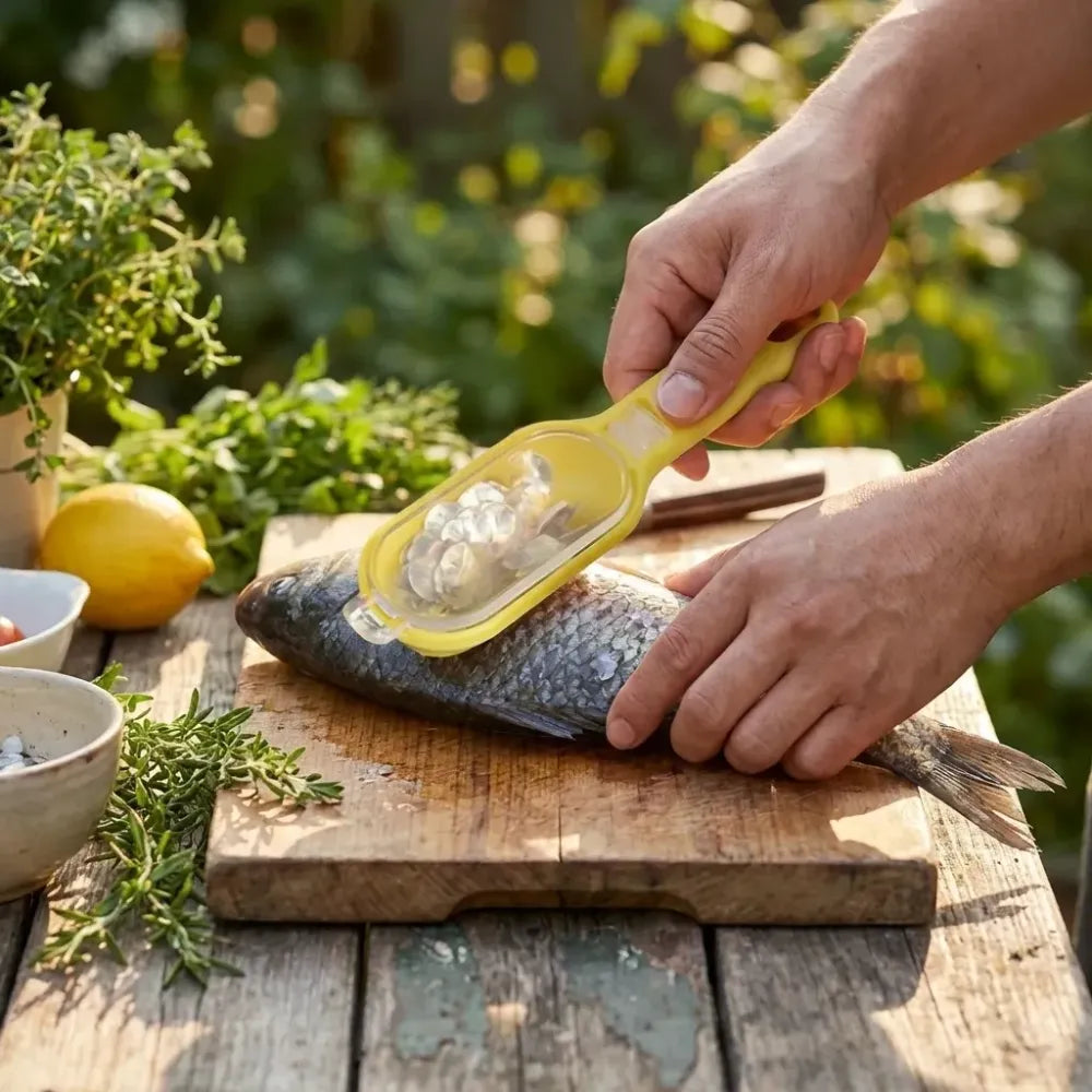 Fish scale scraper tool - home & kitchen
