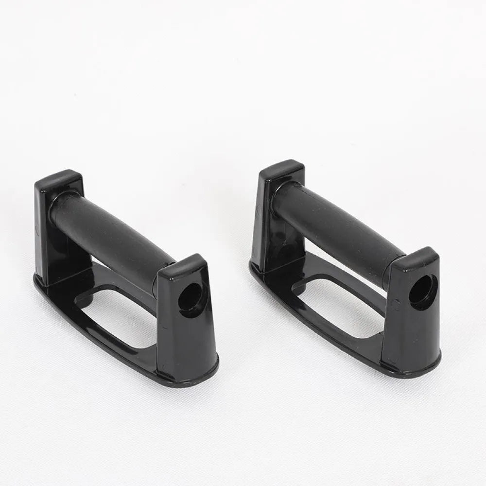 Pair of black push-up bars.