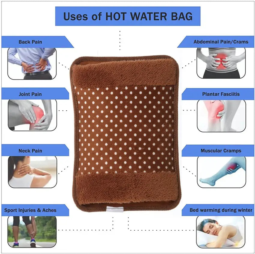 Ukarto Electric Hot Water Bag with Auto Power Cut-off Heating Bag Pain  Relief Warm Bag Electric Hot Water Bag 1 L Hot Water Bag Price in India -  Buy Ukarto Electric Hot