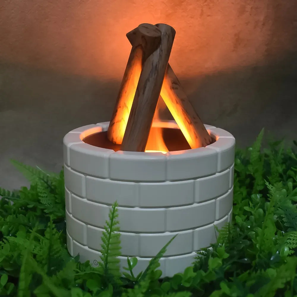 Flame effect oil diffuser - office