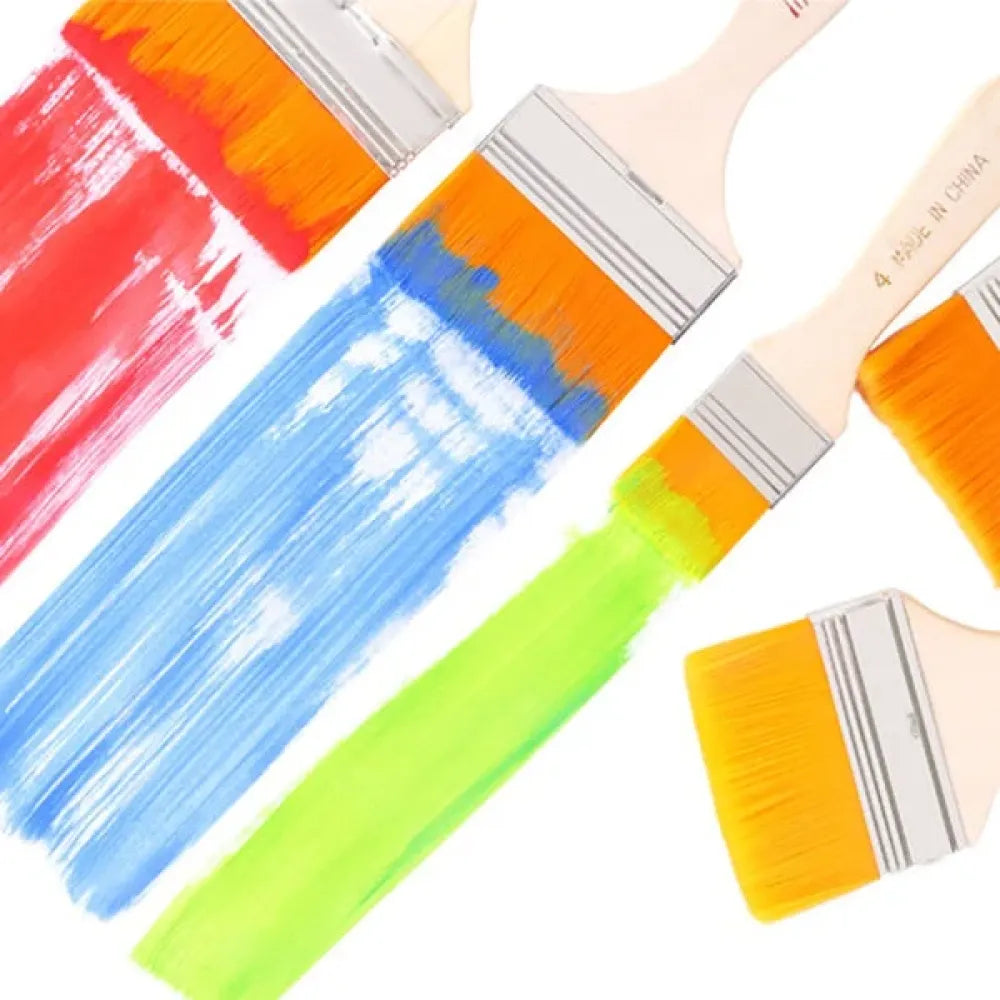 Flat painting brush set - hardware