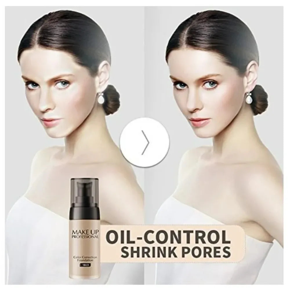 Flawless color correcting foundation