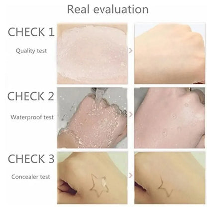 Flawless color correcting foundation