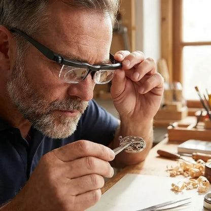 Flex focus adjustable glasses