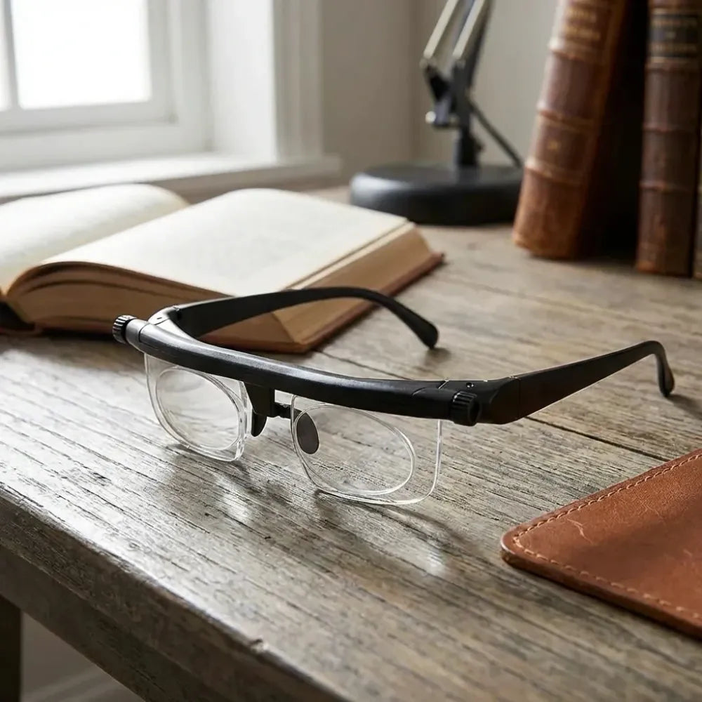 Flex focus adjustable glasses
