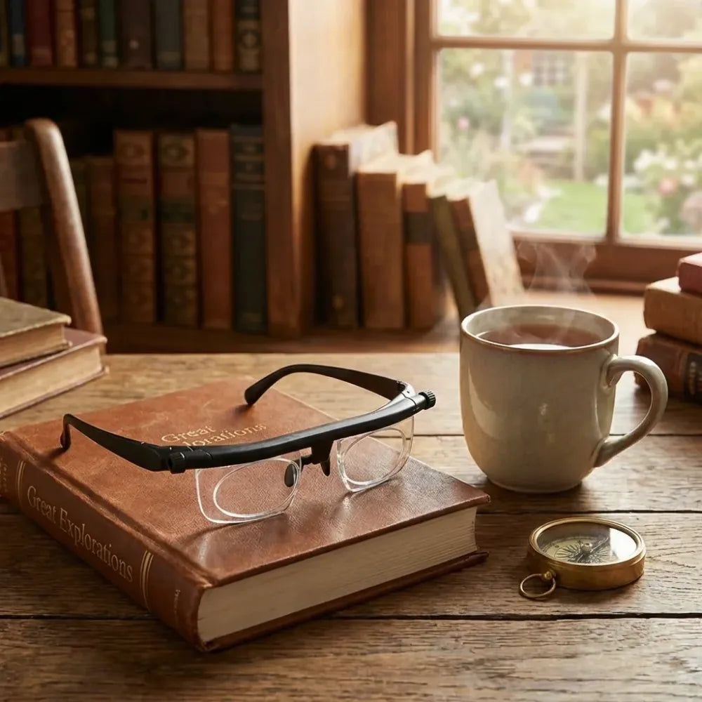 Flex focus adjustable glasses