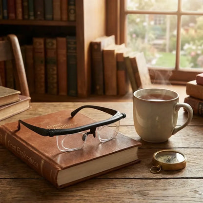 Flex focus adjustable glasses
