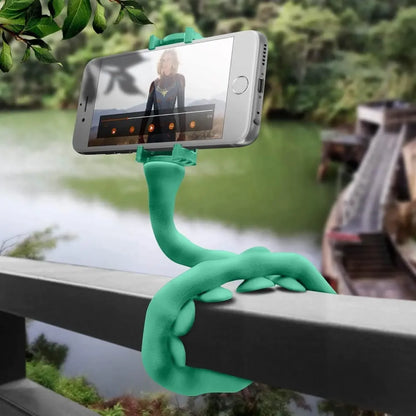 Flexible caterpillar phone holder - potential heroes