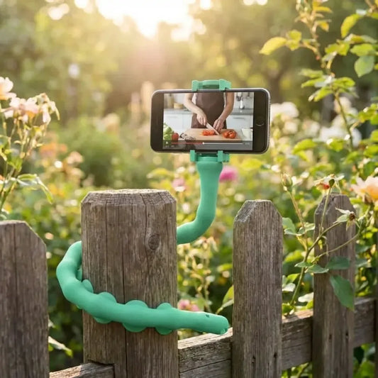 Flexible caterpillar phone holder - potential heroes
