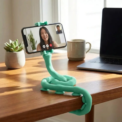 Flexible caterpillar phone holder - potential heroes