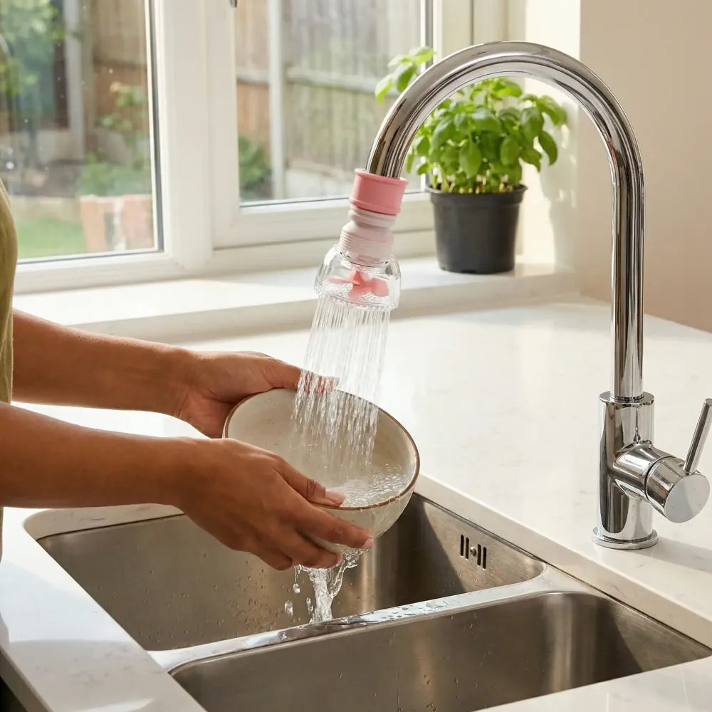 Flexible plastic faucet extender (1 pc) - home & kitchen