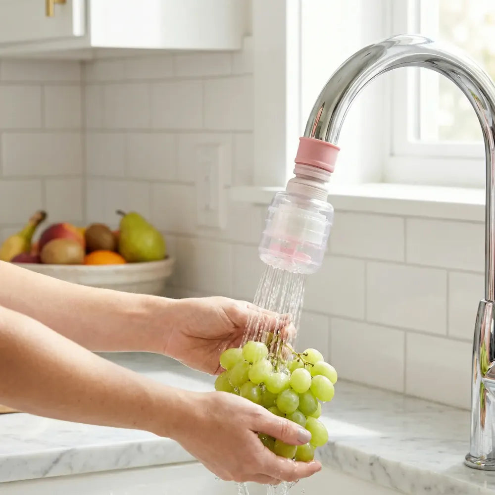 Flexible plastic faucet extender (1 pc) - home & kitchen