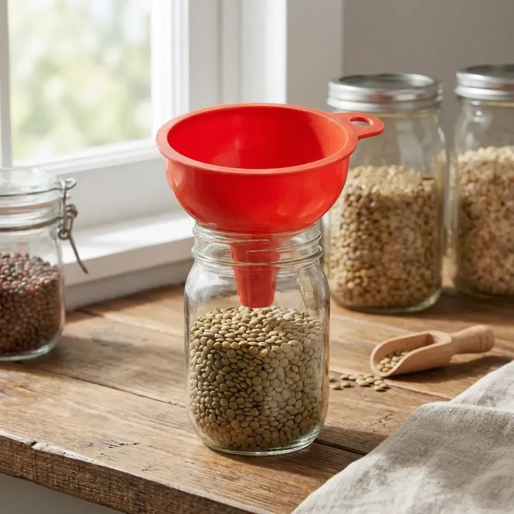 Flexible silicone kitchen funnel - home improvement