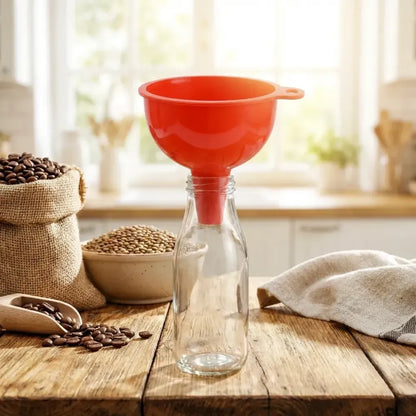 Flexible silicone kitchen funnel - home improvement