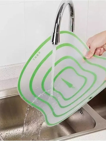 Flexible transparent cutting board