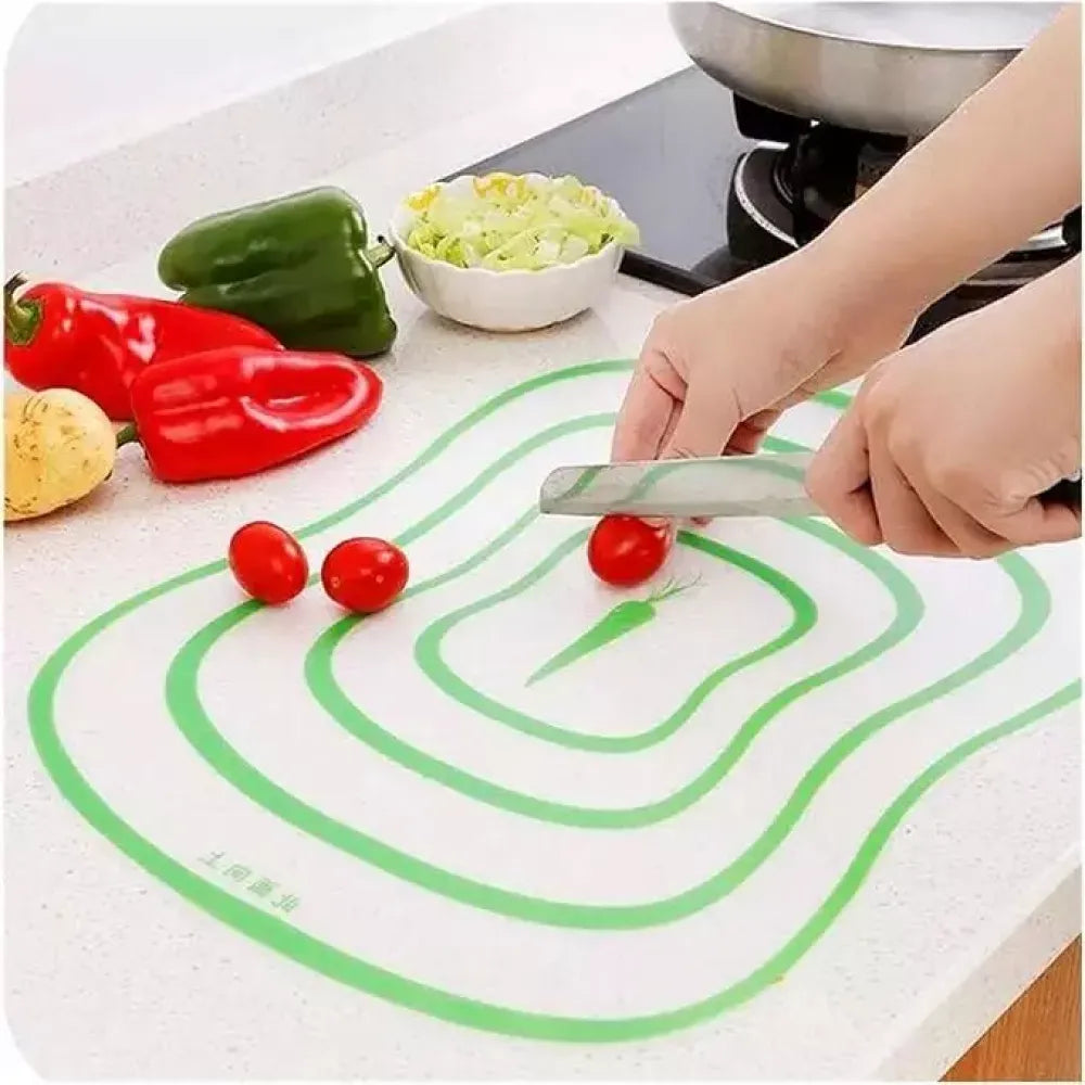 Flexible transparent cutting board