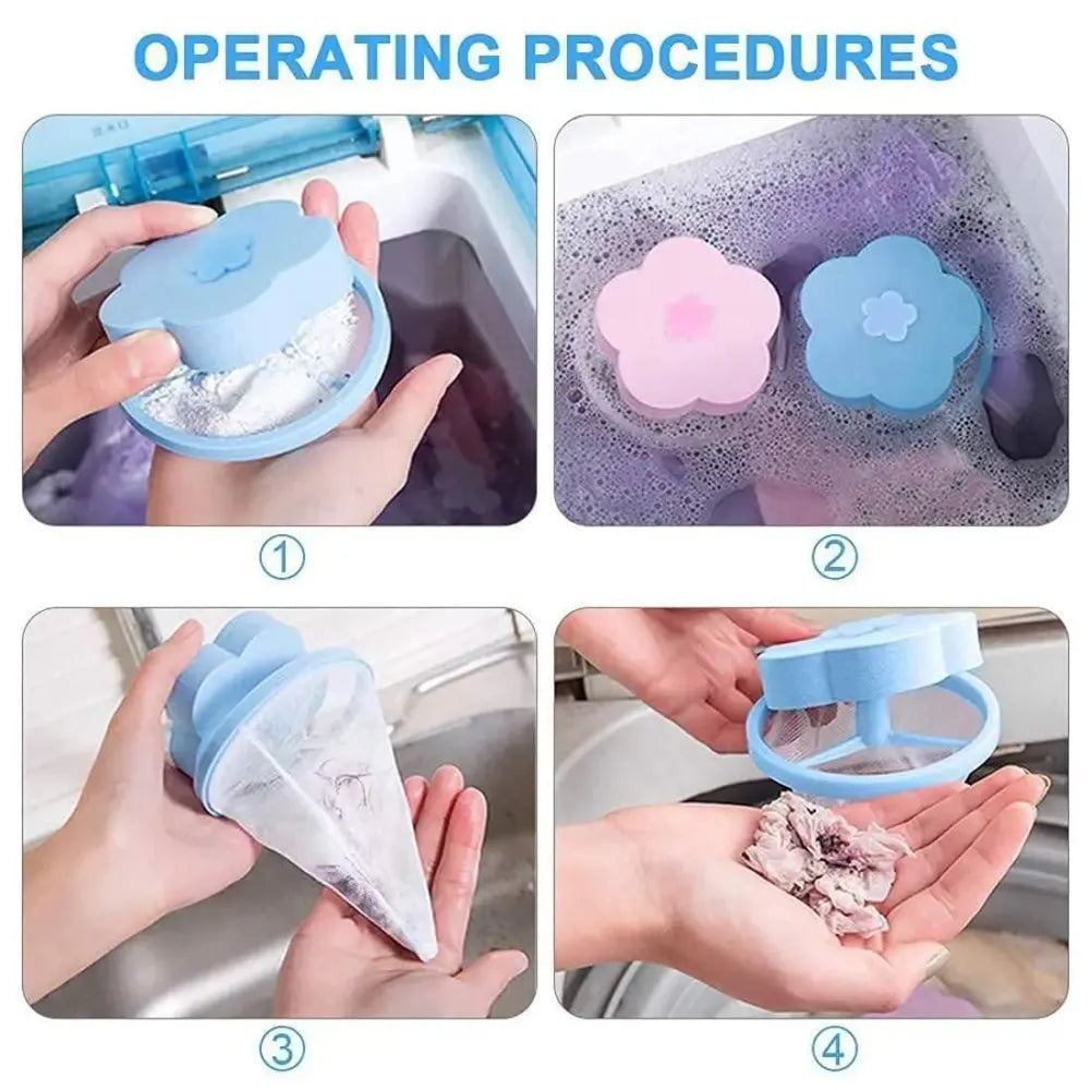 Floating lint mesh bags (3 pc)