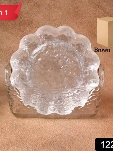 Flower Design Plastic Plates