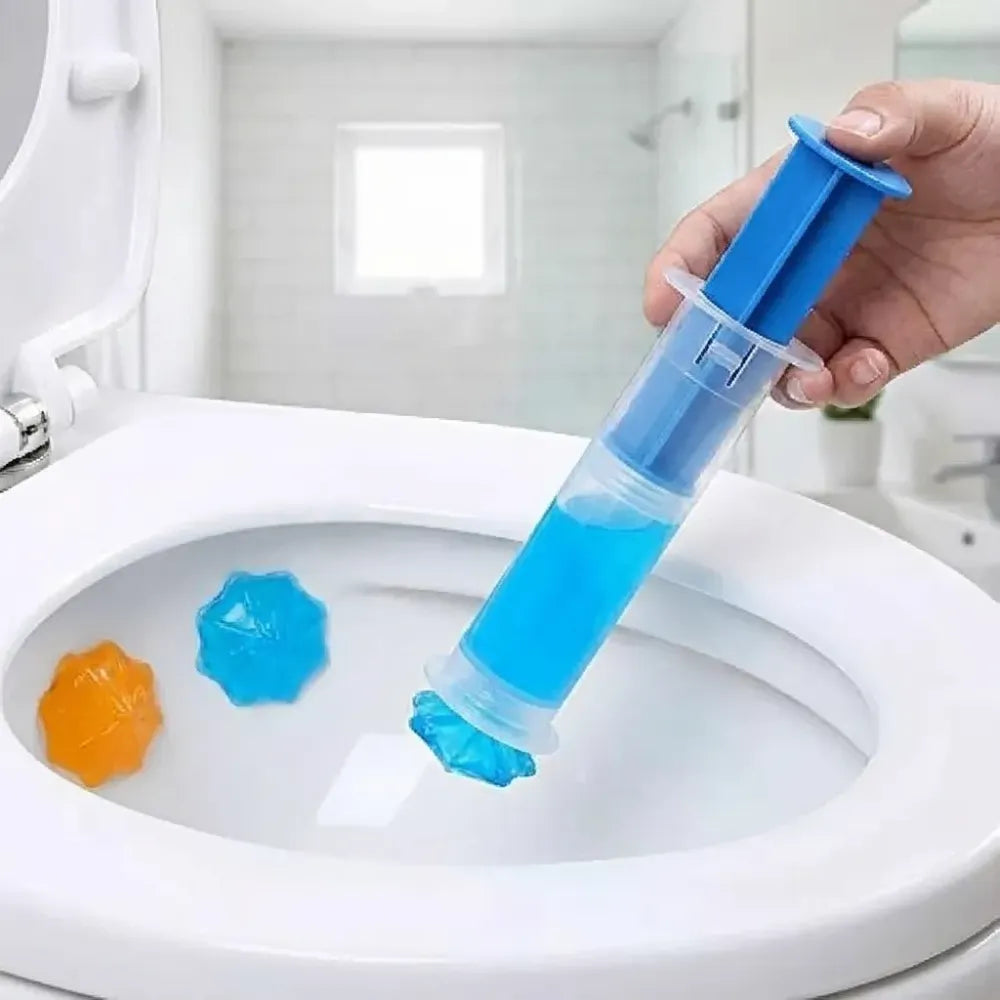 Flower gel toilet freshener - home essentials
