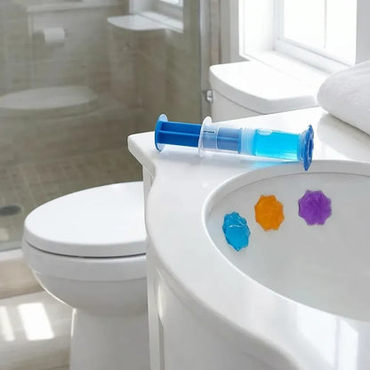 Flower gel toilet freshener - home essentials