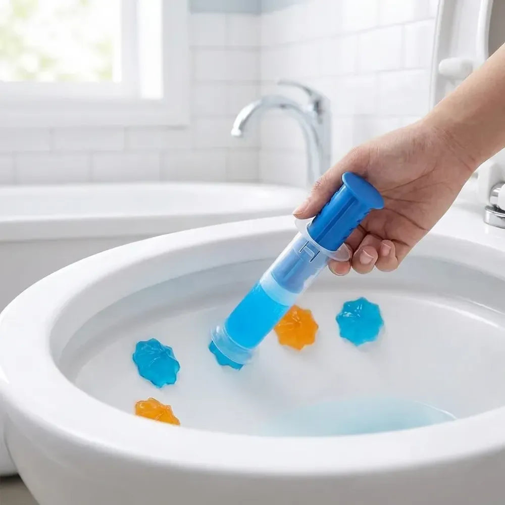 Flower gel toilet freshener - home essentials