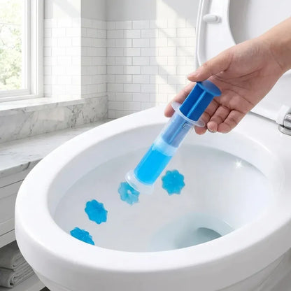 Flower gel toilet freshener - home essentials