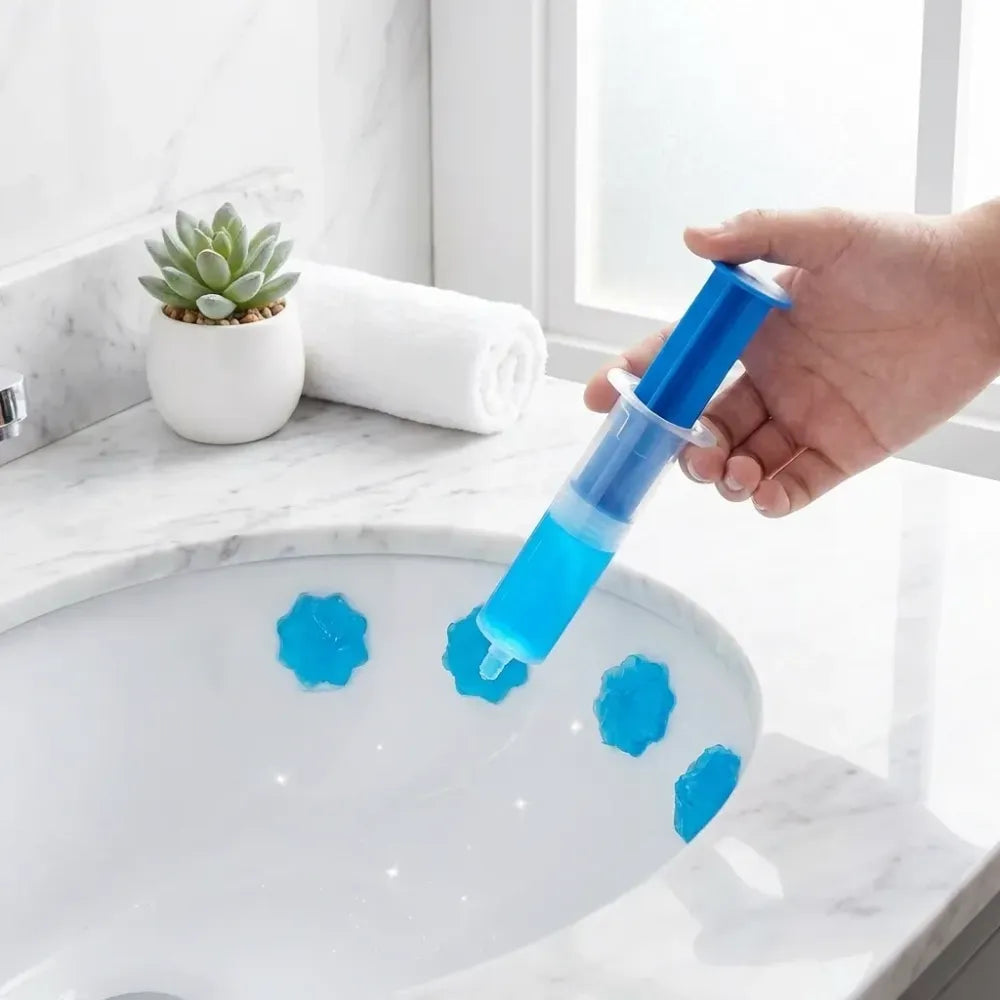 Flower gel toilet freshener - home essentials