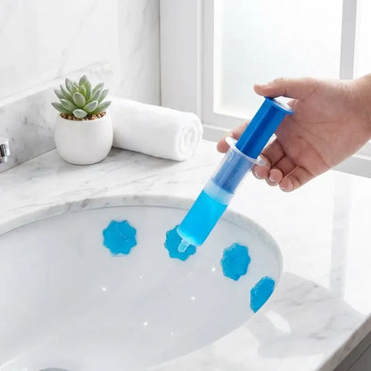 Flower gel toilet freshener - home essentials