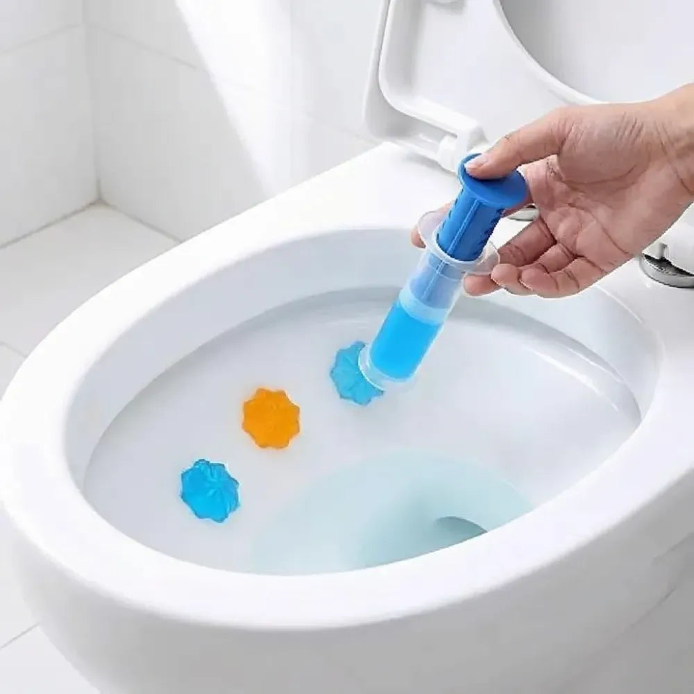 Flower gel toilet freshener - home essentials