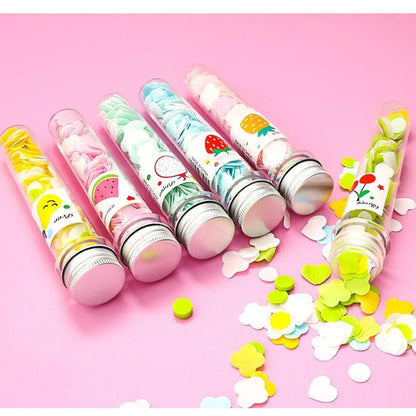 Flower-shaped paper soap strips - home improvement