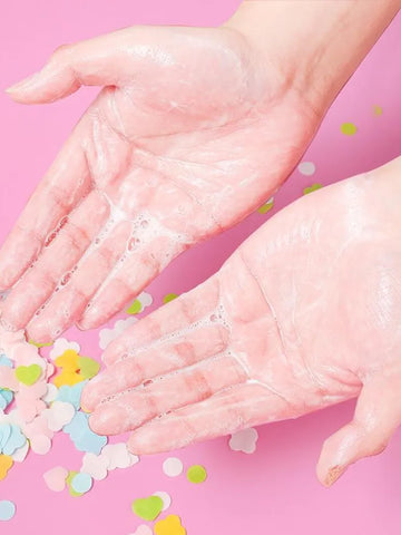 Flower-Shaped Paper Soap Strips