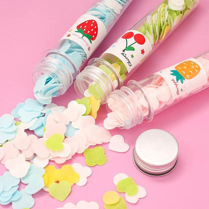 Flower-shaped paper soap strips - home improvement