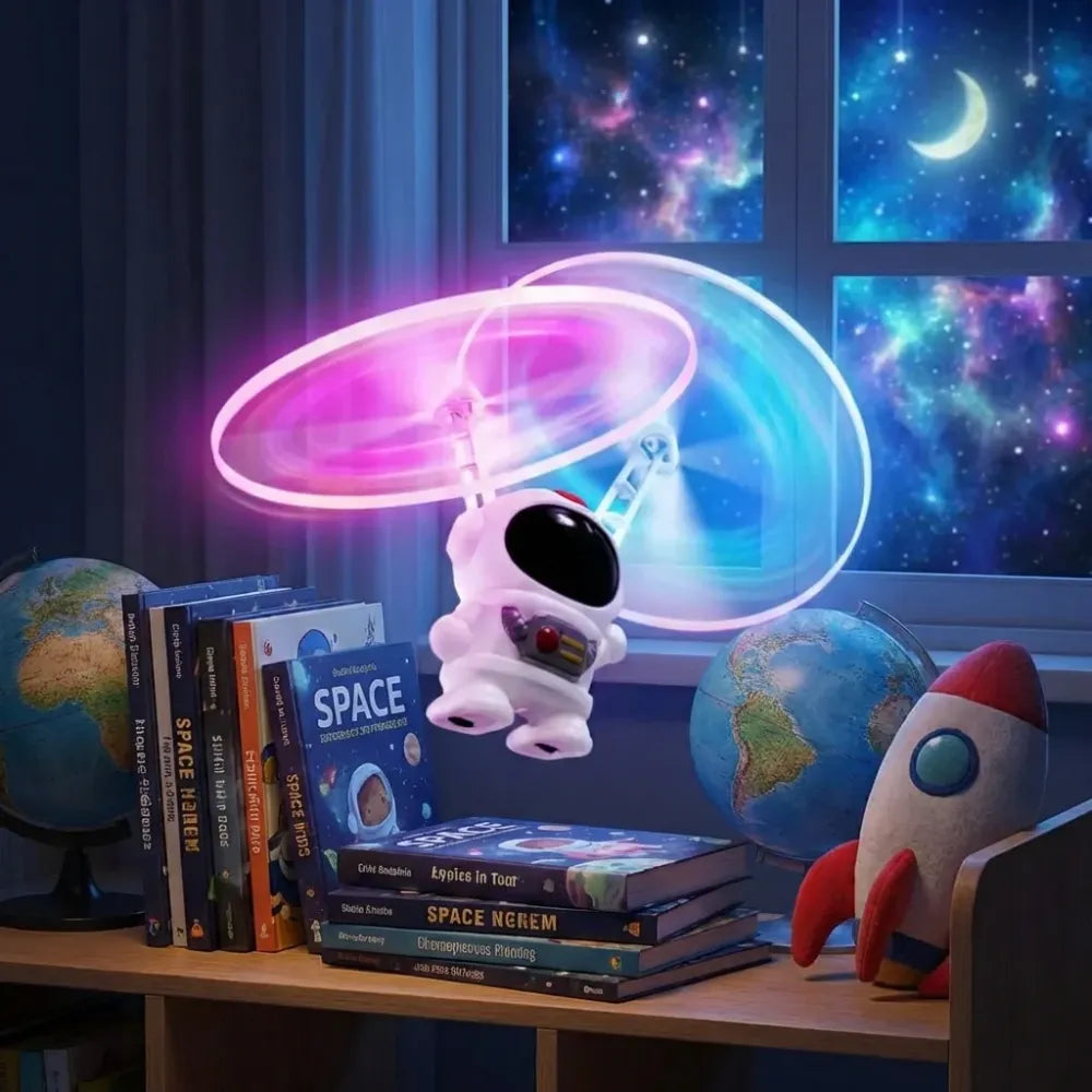 Flying spaceman toy