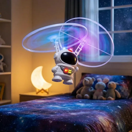 Flying spaceman toy