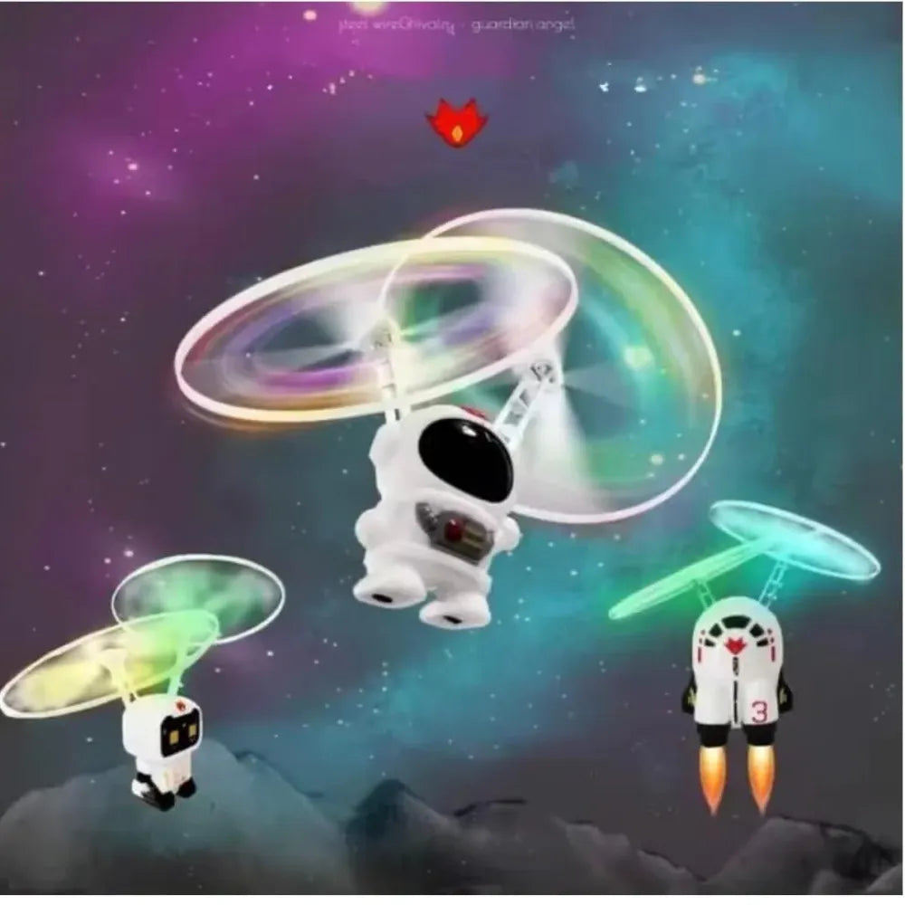 Flying spaceman toy