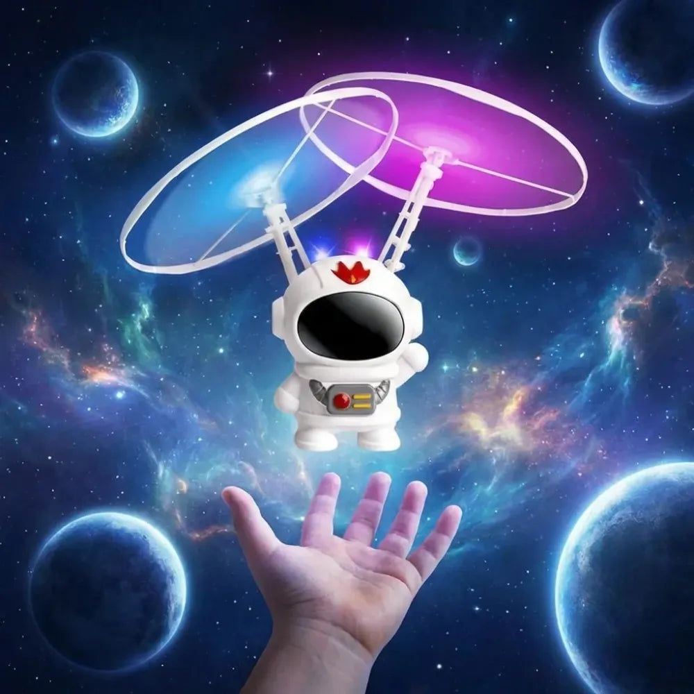 Flying spaceman toy