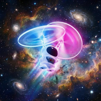 Flying spaceman toy