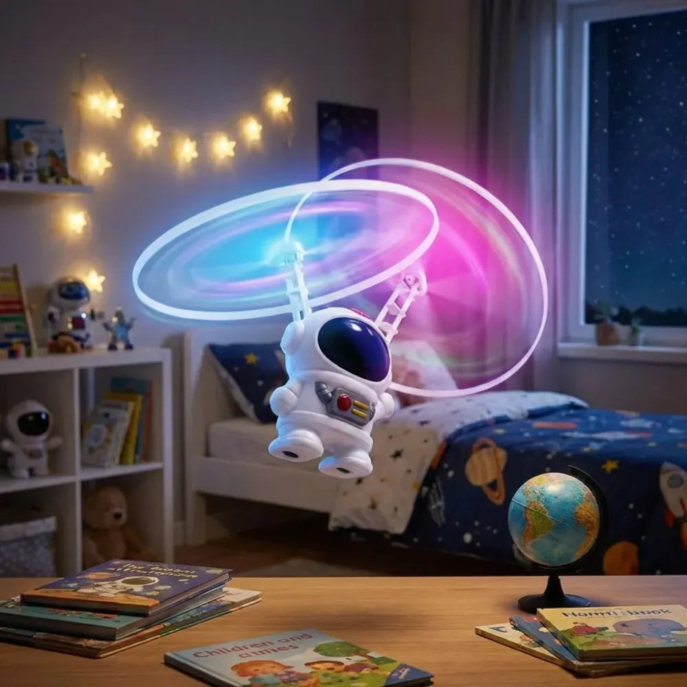 Flying spaceman toy